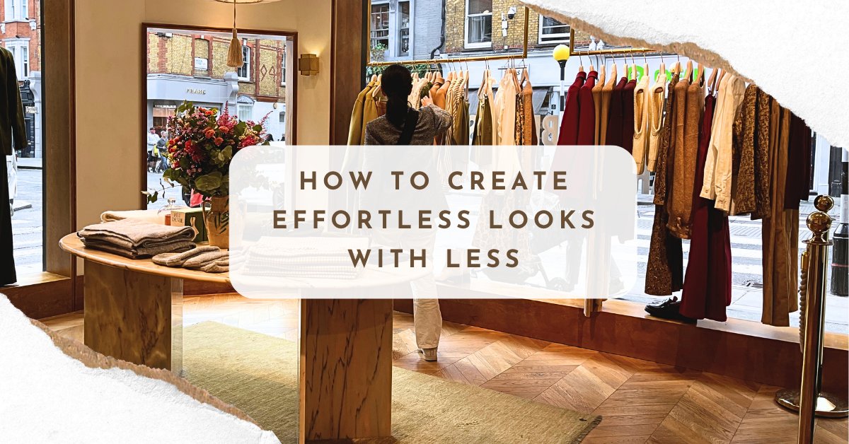 Minimalist Fall Fashion: How to Create Effortless Looks with Less
