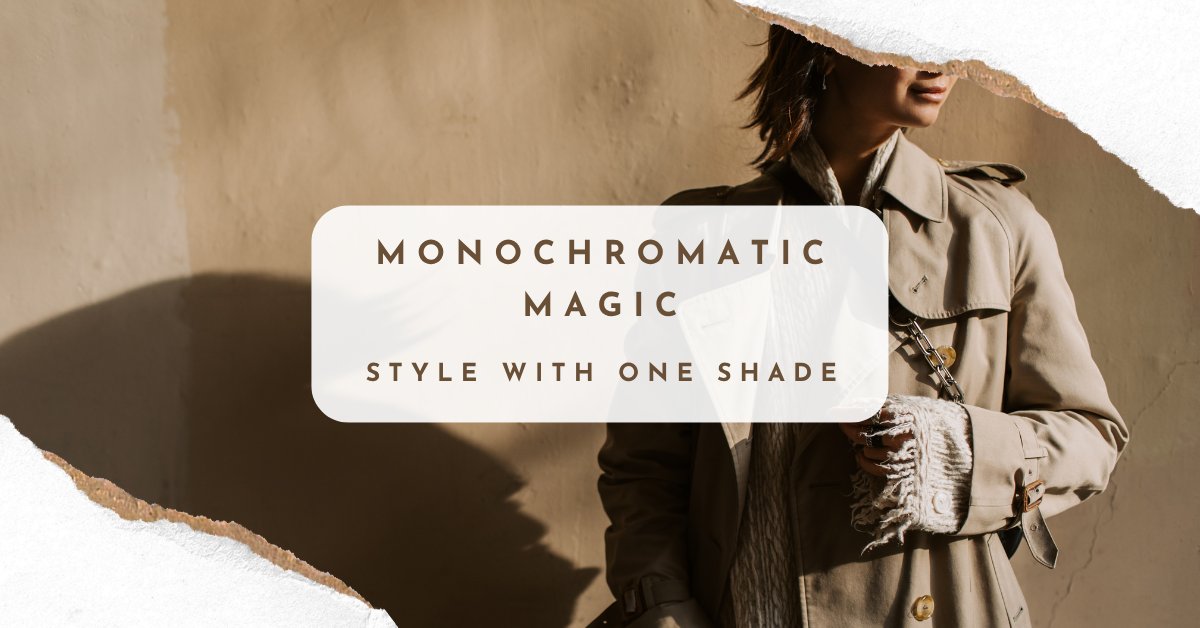 Monochromatic Magic: Style with One Shade